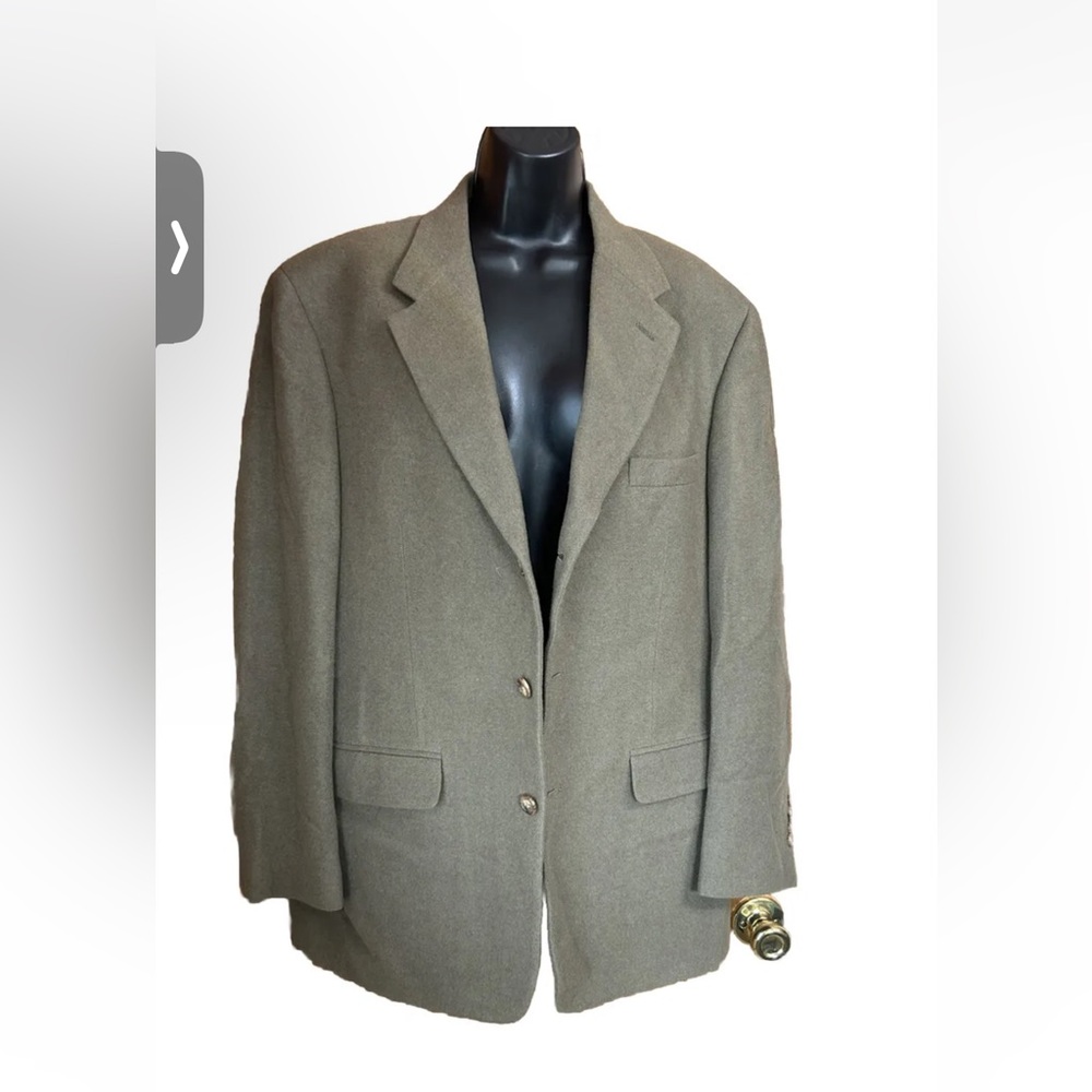 Bill Blass  Vintage Cashmere Jacket/Sport Coat - Size 42